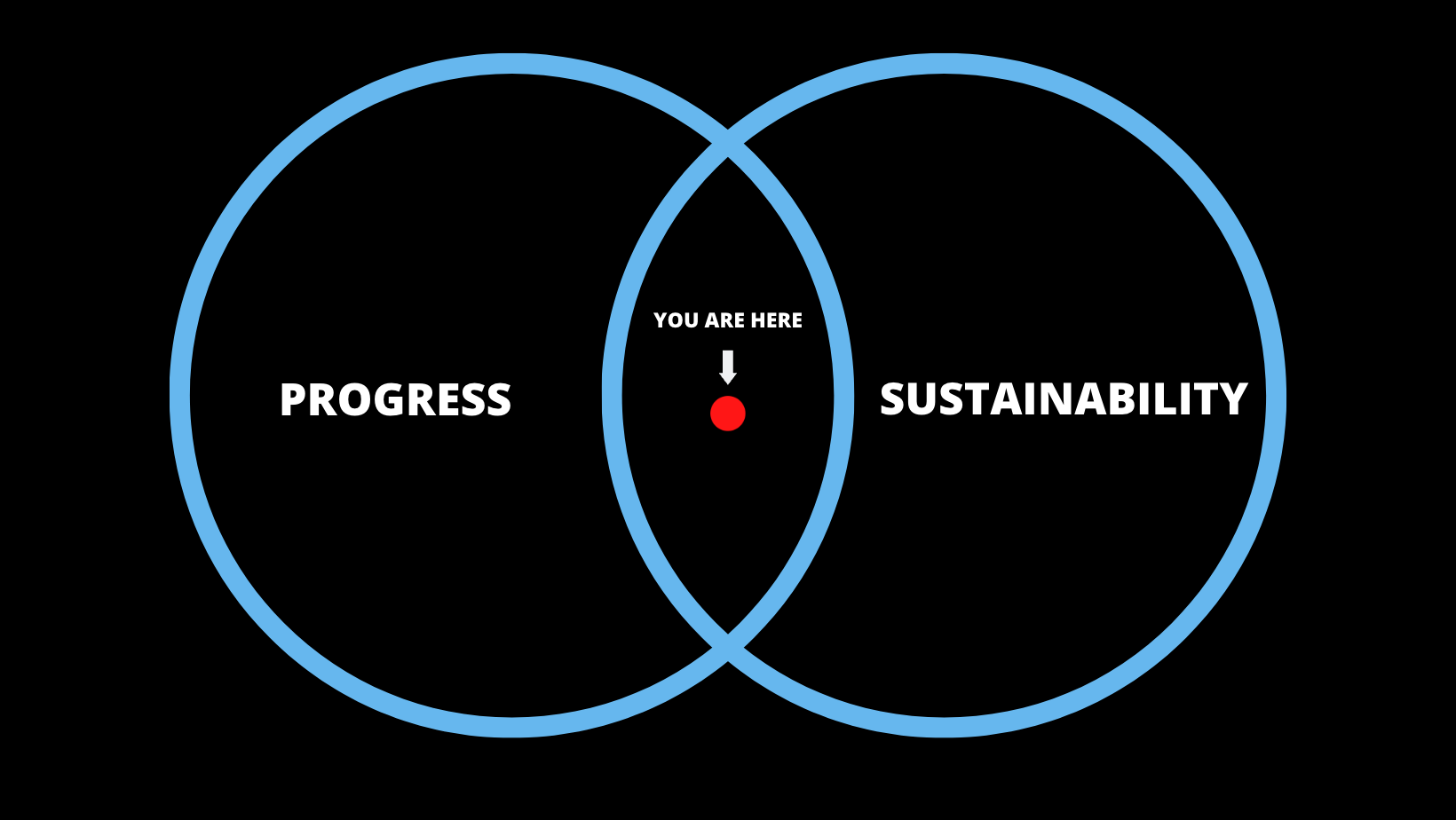 Sustainable Progress Venn Diagram